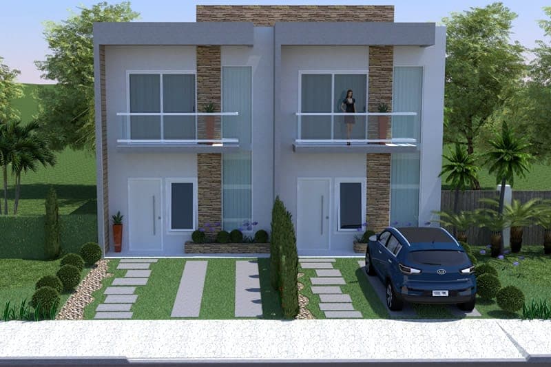 Construção de Sobrado Geminado