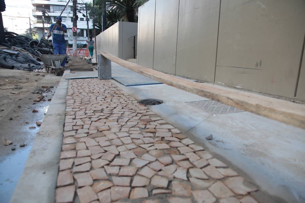 Calçada em Concreto Desempenado